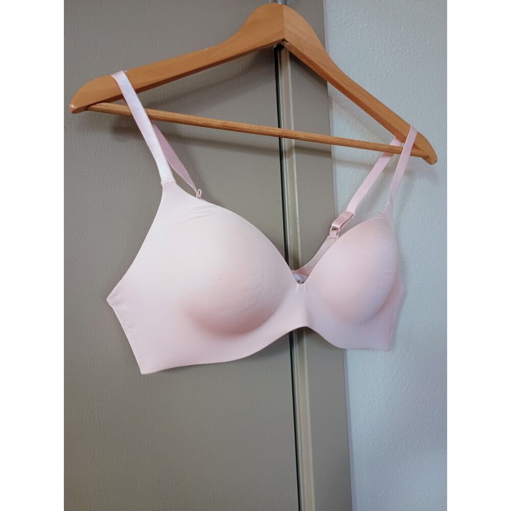 Knix WingWoman Contour Wireless Bra minimalist quiet Luxury rosey pink cleangirl - Picture 3 of 9